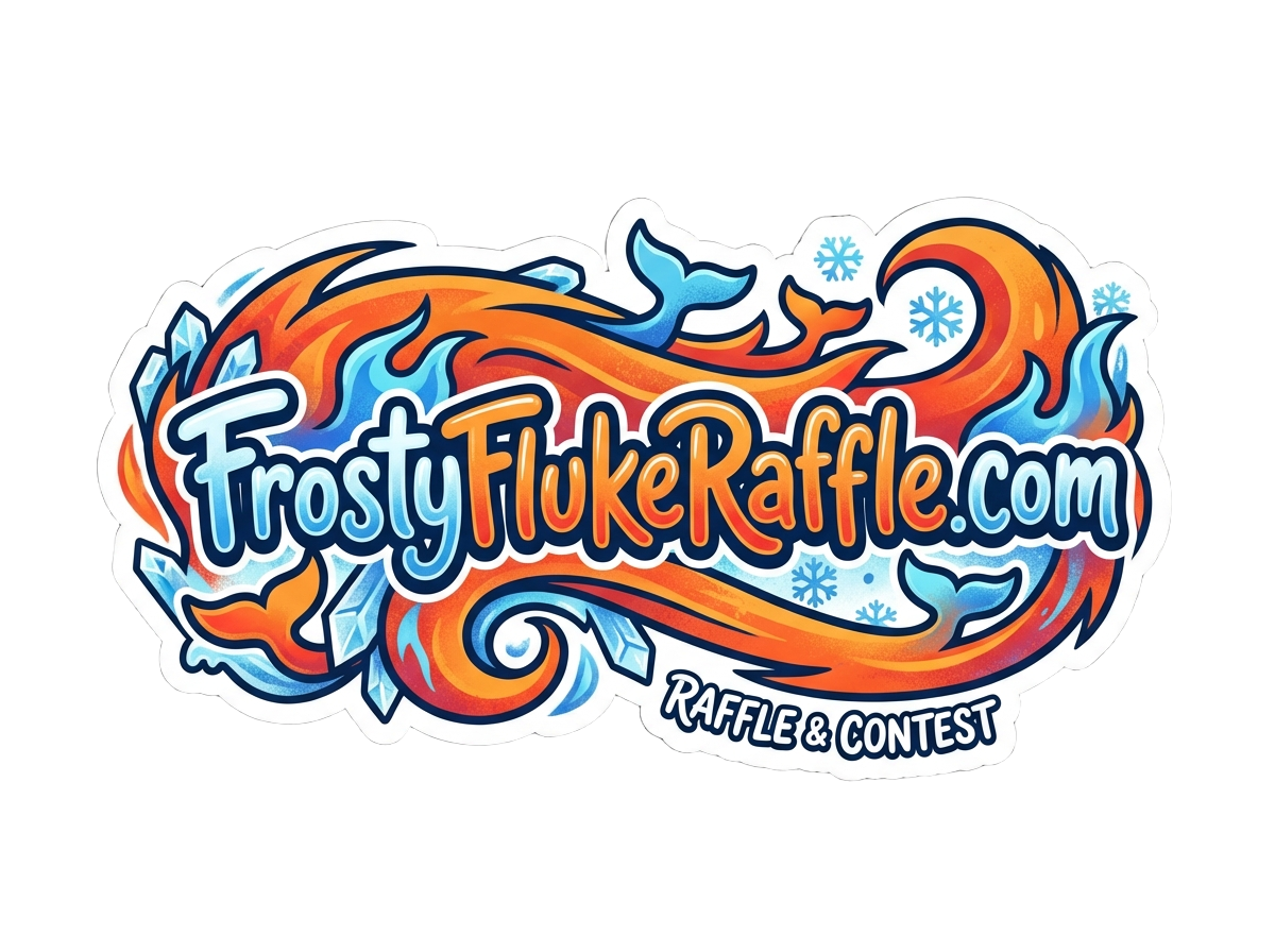 Frosty Fluke Raffle Logo